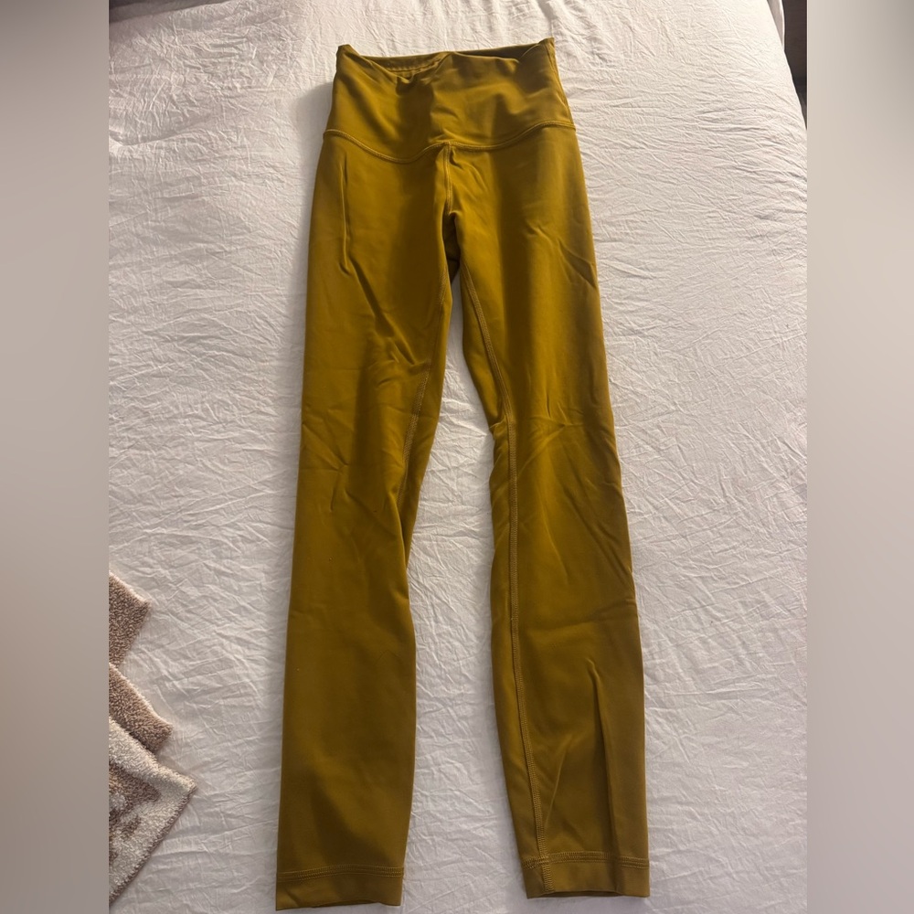lululemon athletica Olive-Mustard High-Rise Leggings